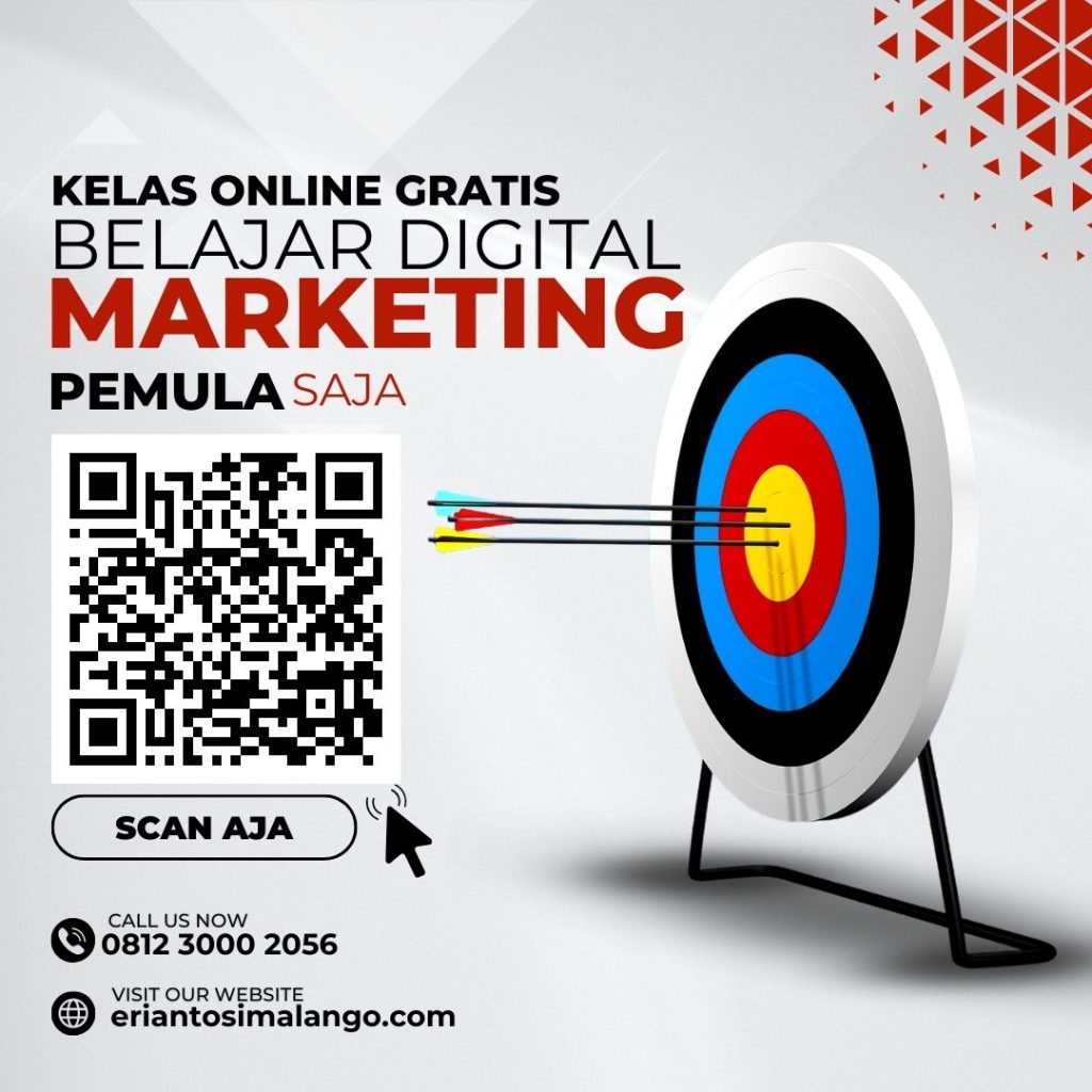 Kelas online belajar digital marketing gratis