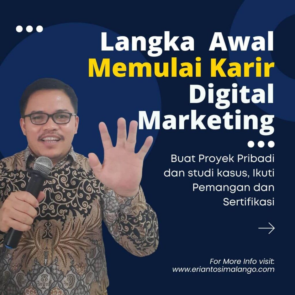 langkah awal memulai karir digital marketing Pekanbaru